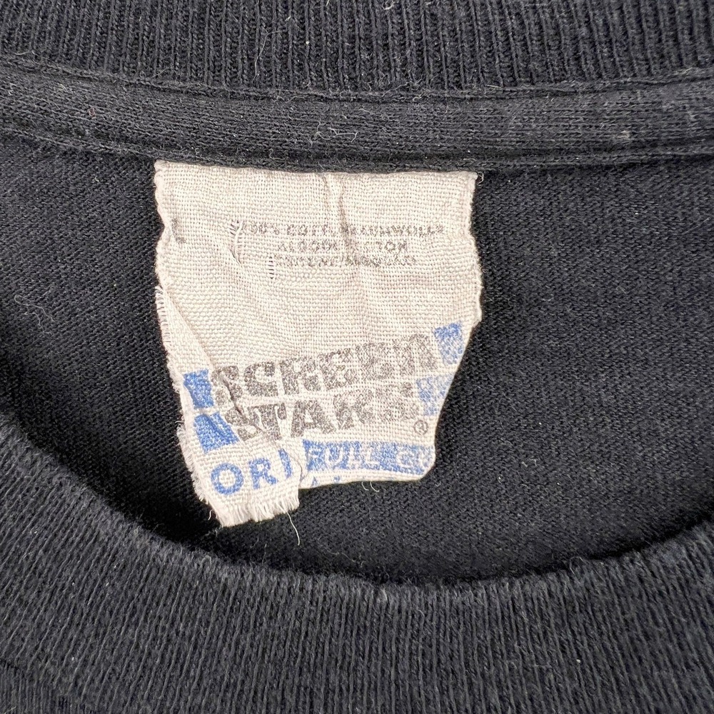 Vtg 90's Isle of MTV Ritual T Shirt L Black Men Screen Stars Promo Single Stitch - Picture 2 of 12